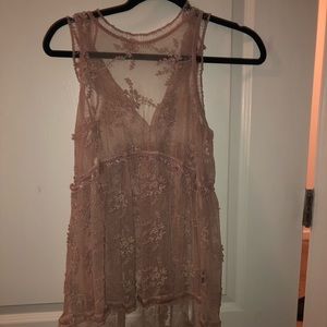 ANTROPOLOGIE Sheer tank top NEVER WORN
